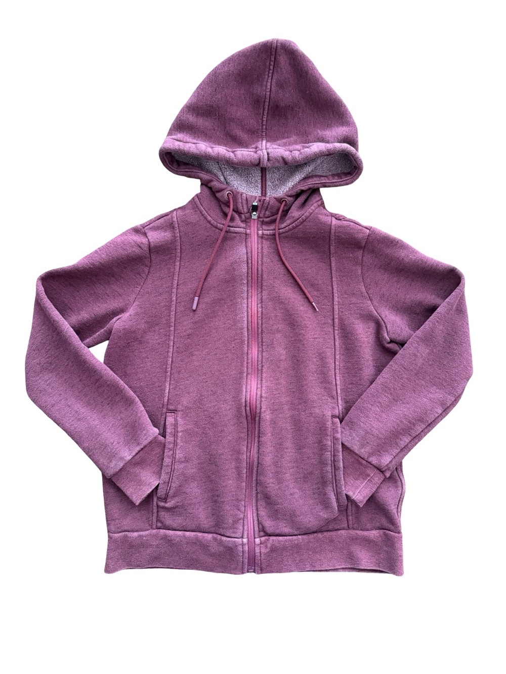 FIGS Women’s Off Shift Purple Cozy Full Zip Hoodie Size S